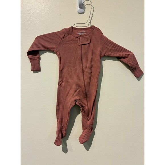 NWOT Member's Mark Dark Pink 100% Organic Cotton Sleeper - 3M - Picture 1 of 3